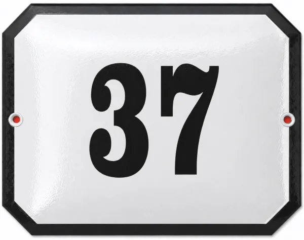 Smaltovaná domovní čísla orientační města Znojma -Památková rezervace